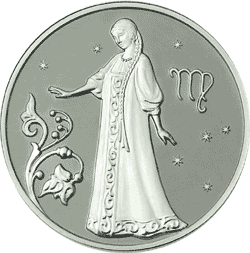 монета Дева 2 рубля 2005 года. реверс