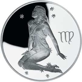 монета Дева 3 рубля 2003 года. реверс