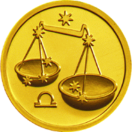 монета Весы 25 рублей 2002 года. реверс