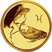 монета Рыбы 25 рублей 2003 года. реверс