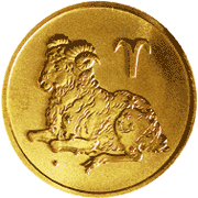 монета Овен 25 рублей 2003 года. реверс