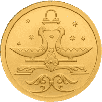 монета Весы 25 рублей 2005 года. реверс