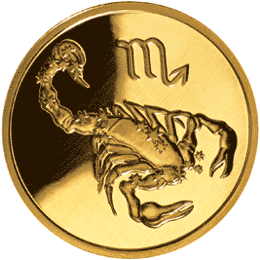 монета Скорпион 50 рублей 2003 года. реверс