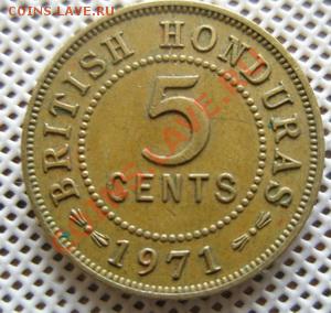 С рубля Британский Гондурас 5 центов 1971 До 30.04.12 в 22:0 - 1