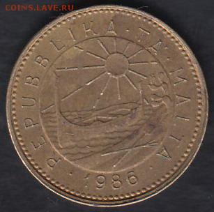 Мальта 1 цент 1986 до 05.09.2014 22-00 - Мальта 1 цент 1986 р