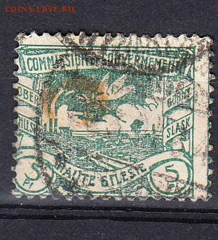 Германия Силезия 1920 1м 5пф - 389