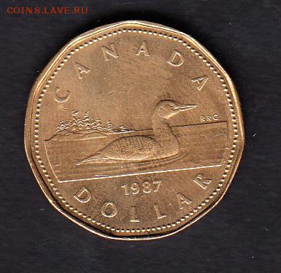Канада 1987 1 доллар - 5