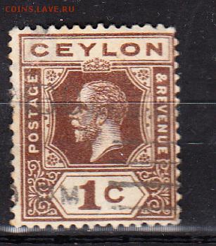 Колонии Цейлон 1911 1м - 190