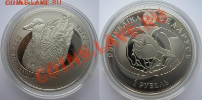 Обмен юбилейными монетами Беларусии - Серый гусь