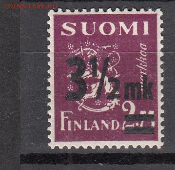 Финляндия 1943 1м надпечатка - 60