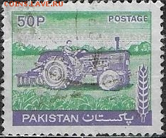 Пакистан 1979. ФИКС. Mi PK 470. Сельское хозяйство. Трактор. - Пакистан 1979. РК 470