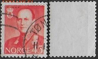 Норвегия 1958. ФИКС. Mi NO 421. Король Олаф V. - 421