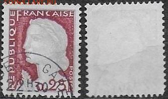 Франция 1960. ФИКС. FR 1316. Марианна (1) - 1316 (1)