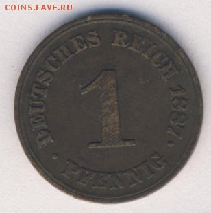 Германия, 11 монет 1875-1897 до 15.05.18, 22:30 - #И-282
