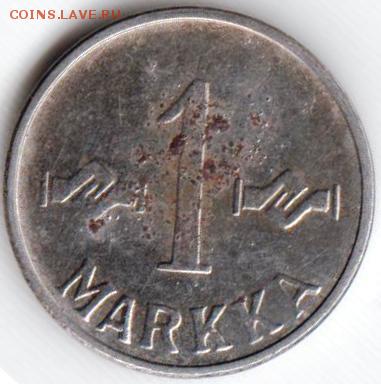 Финляндия 1 марка 1955 г. до 24.00 09.10.18 г - 039