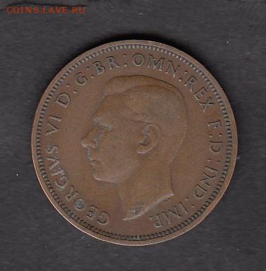 Великобритания 1947 пол пенни - 45а