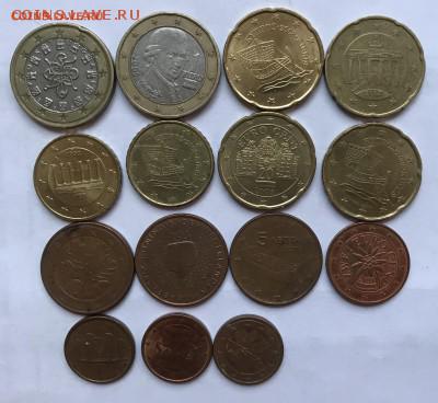 Евро, евроценты из оборота (15 монет) До 19.04.2019 в 22.00 - евро1