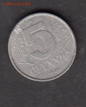 ГДР 1968 5пфеннингов  до 11 12 - 39