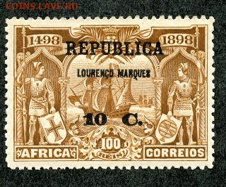 Досчитаем до 10 000 или более - 1498 марка Португальская Африка