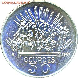 Монеты достоинством "50", выпущенные в странах Америки - 745-original