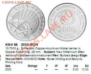 Монета Кореи. "Миллениум", биметаллическая - capture_02132012_150914