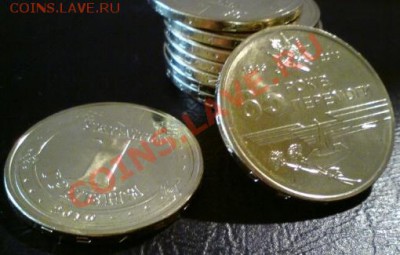 Украина 1 гривна Евро-2012 Футбол; 65 лет победы. Из ролла! - 1