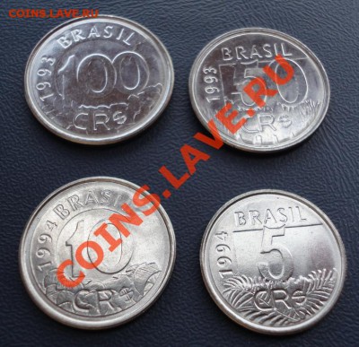 Комплекты иностранных монет в UNC - Бразилия 1