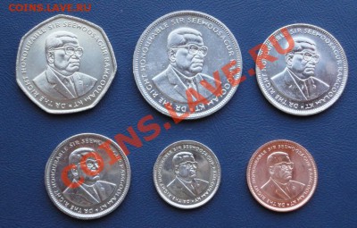 Комплекты иностранных монет в UNC - Маврикий 2