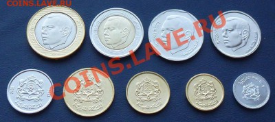 Комплекты иностранных монет в UNC - Марокко 2_новый размер