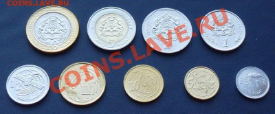 Комплекты иностранных монет в UNC - Марокко 1_новый размер