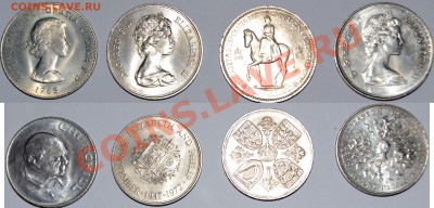 подборка английских монет с 1797 - england