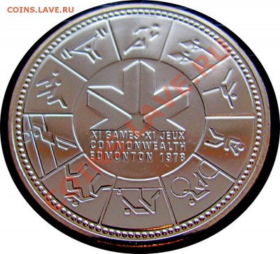 I83 AG Канада 1$ 1978 Серебряный Доллар UNC PL 29.04 в 22°° - I83 Silver Dollar 1978_2