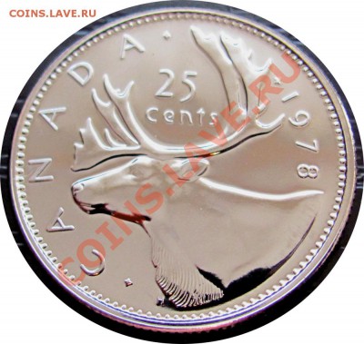I86 Канада 25¢ 1978 UNC PL 29.04 в 22°° - I86 25c 1978_2