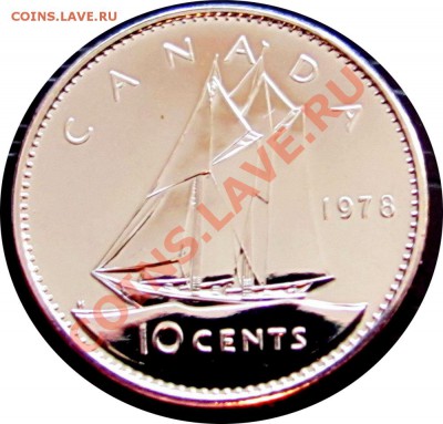 I87 Канада 10¢ 1978 UNC PL 29.04 в 22°° - I87 10c 1978_1