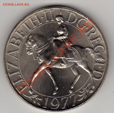 Великобритания крона 1977 Сереб.юбилей до 30.04.-20ч (1885) - img408