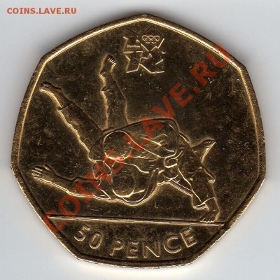 Великобритания 50 пенсов 2011 Дзюдо до 30.04-20ч (2367) - img705