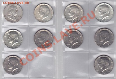монеты США (вроде как небольшой каталог всех монет США) - кеннеди