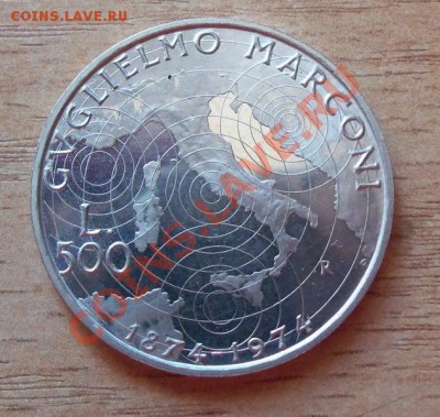 ( Ag ) Италия 500 лир Маркони-1974г   до 03.05.12 в 22.00 - 101_1813