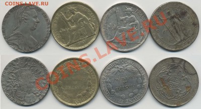 4 монеты 1780-1911 гг - 4imp