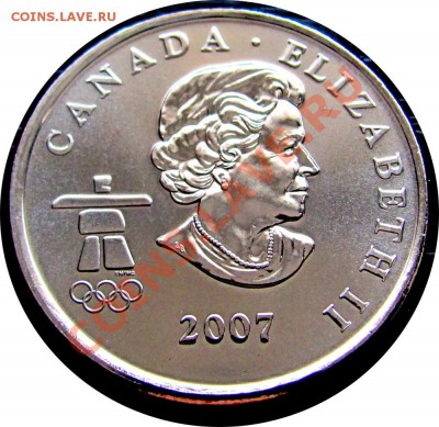 J01 25¢ Канада 2007 Биатлон UNC до 05.05 в 22°° - G63 25c 2007 Biatlon_2