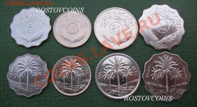 Монеты Бл. Востока и Сев. Африки UNC наборами и отдельно - 05 ИРАК набор монет 5,10,25,50 Fils 1981-1990 UNC = 120.JPG