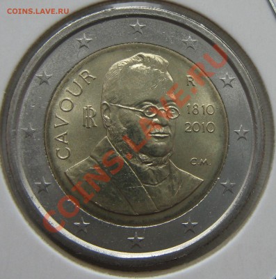 2 евро Италия 2010, КАВУР, UNC, до 9.06.12, 23-00 - IMG_3767