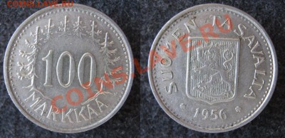 Фиинляндия 100 марок 1956 до 26-06-12 22-00 - Финляндия 100 марок 1956