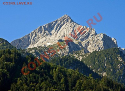 Монеты с ГОРАМИ (любых стран) - Alpspitze Германия -2011 ЧМ по гор. лыжам.JPG