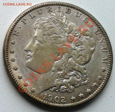 1$ 1902 серебро - 1902а
