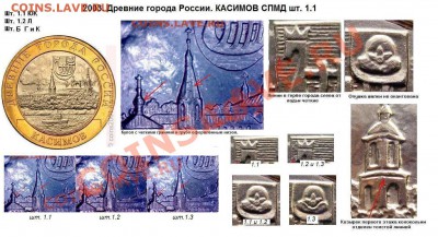 10 рублей Касимов. Определение - 2003 Касимов СПМД шт. 1.1 ЮК