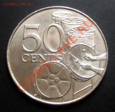 ТРИНИДАД и ТОБАГО 50 центов (2003) Барабаны 11.10 (22.00) - Тринидад и Тобаго 50 центов (2003) Барабаны Р