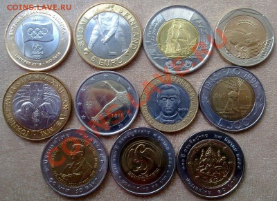 Биметаллические монеты мира 1996-2012г - 111020126258
