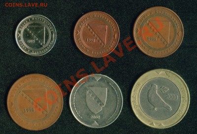 Продаю САМОнаборы монет стран Европы из личной коллекции - Босния 2