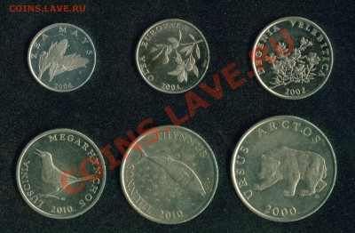 Продаю САМОнаборы монет стран Европы из личной коллекции - Хорватия чет.1